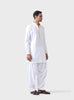 ELEGANT EXCELLENCE THE BESPOKE WHITE PATHANI SUIT