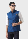 THE ARISTOCRATIC AZURE A BESPOKE BLUE WAISTCOAT