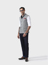 REFINED CHARM THE THREE-PATCH POCKET WOOL WAISTCOAT