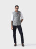 REFINED CHARM THE THREE-PATCH POCKET WOOL WAISTCOAT