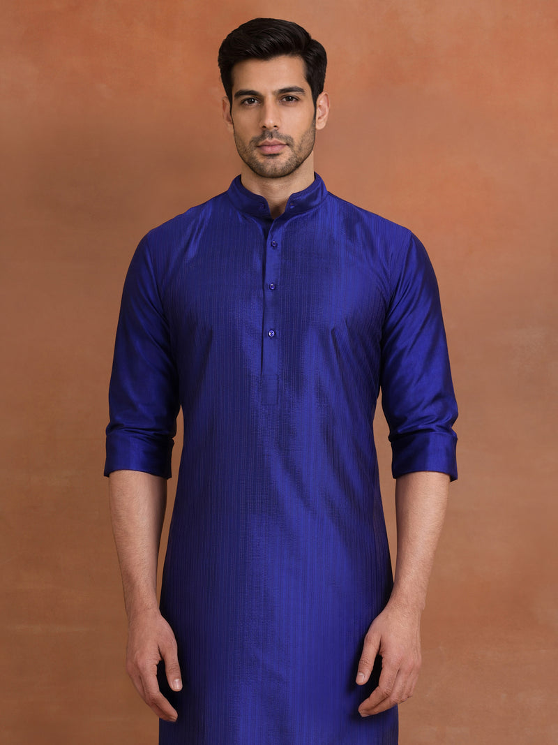 ROYAL AZURE STITCH KURTA