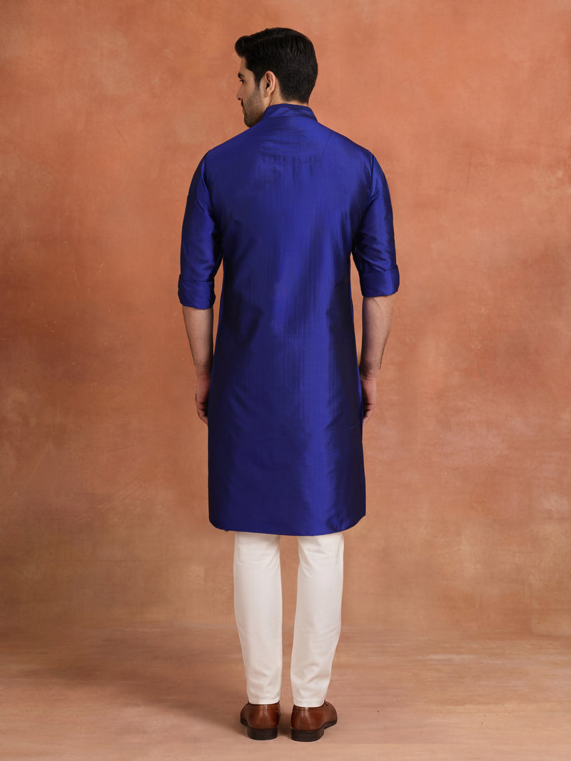 ROYAL AZURE STITCH KURTA