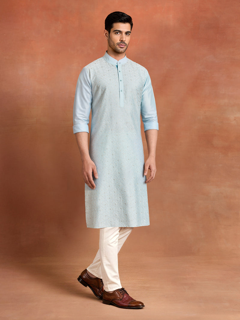 CELESTE JACQUARD KURTA