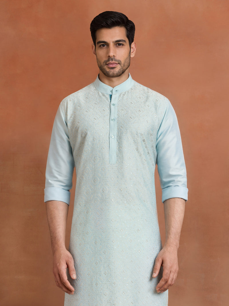 CELESTE JACQUARD KURTA