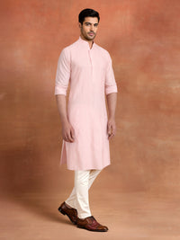 PEACH WHISPER KURTA