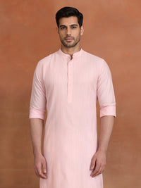 PEACH WHISPER KURTA