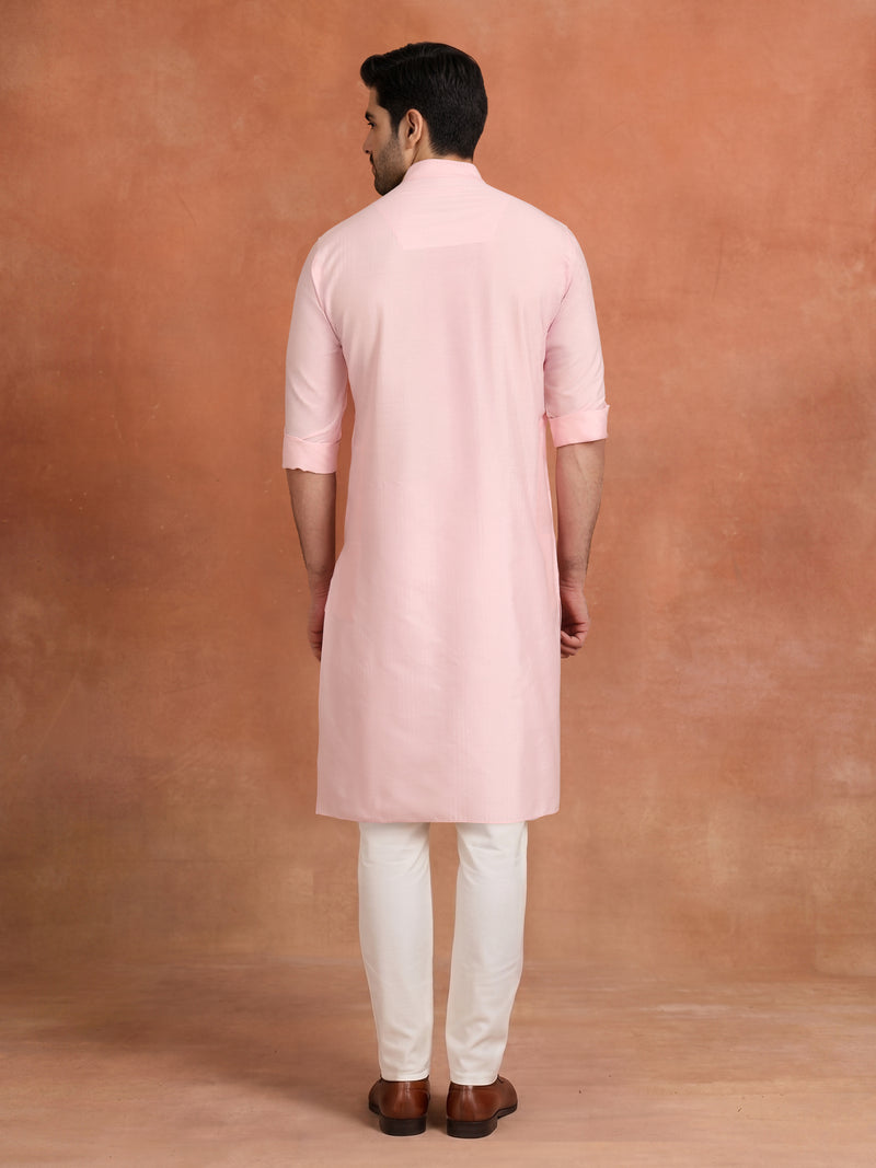 PEACH WHISPER KURTA