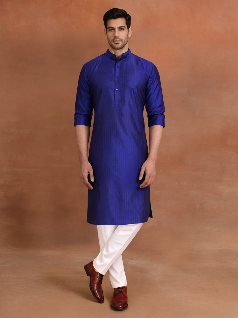 ROYAL AZURE STITCH KURTA