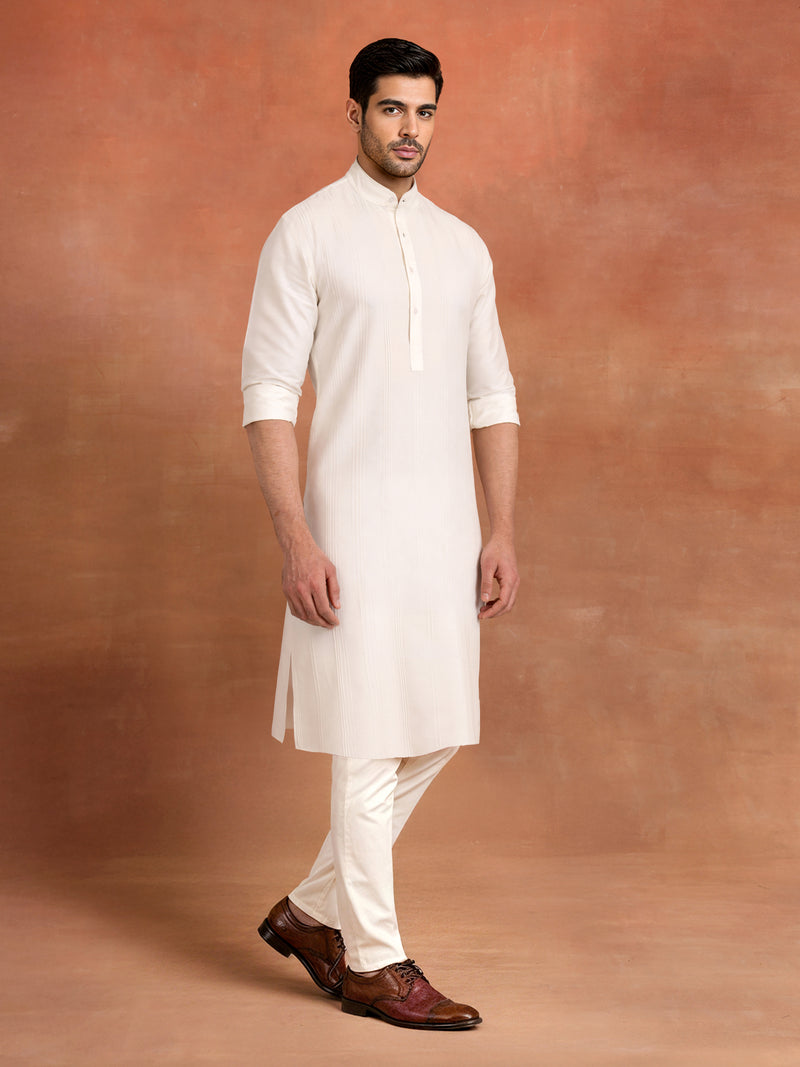 CRÈME LINEAGE KURTA