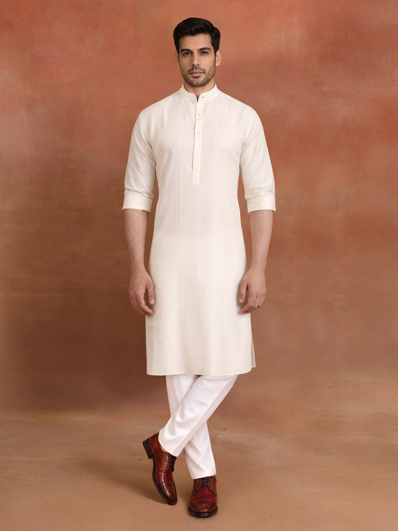 CRÈME LINEAGE KURTA
