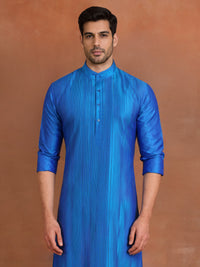 AZURE SILK WAISTCOAT