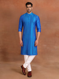 AZURE SILK WAISTCOAT