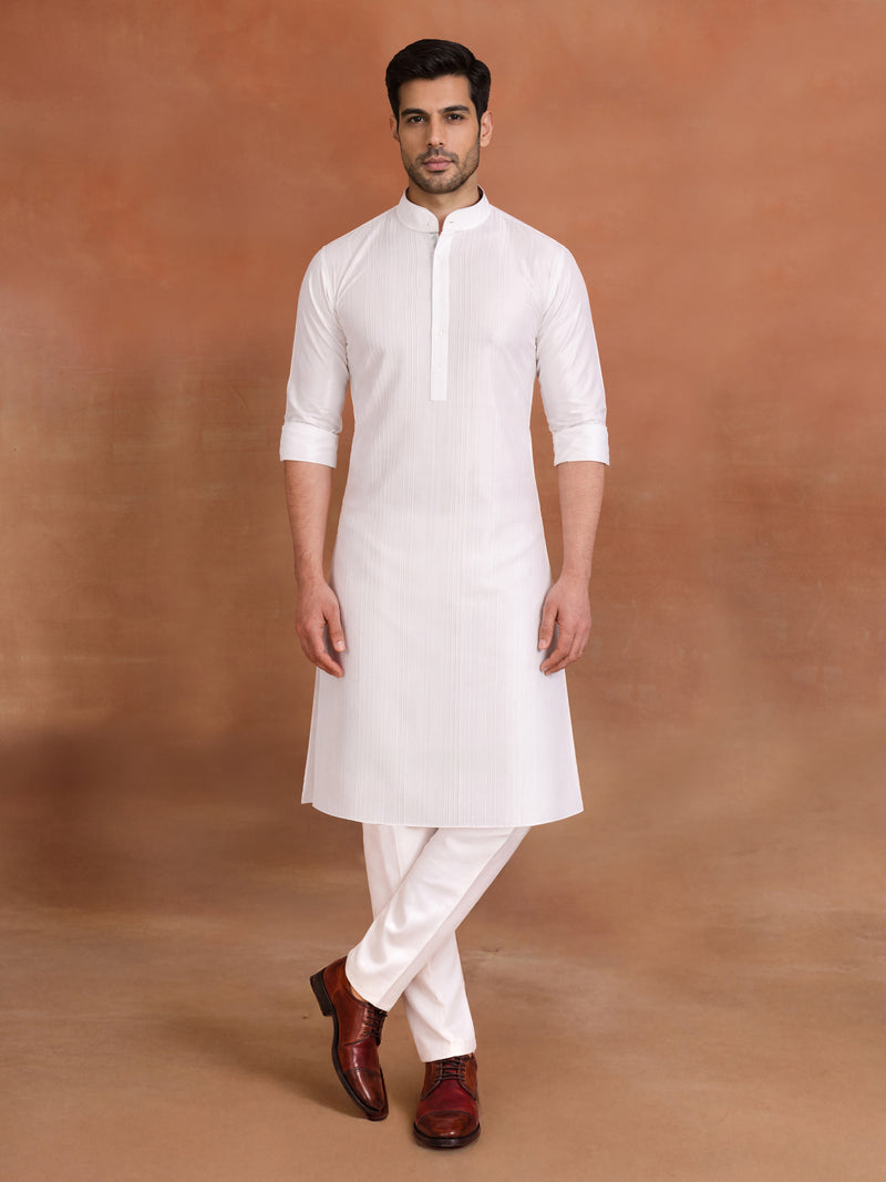 ECRU HERITAGE KURTA
