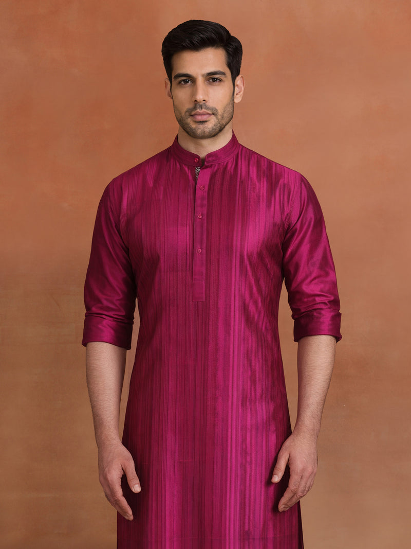 FUCHSIA LUMINAIRE KURTA