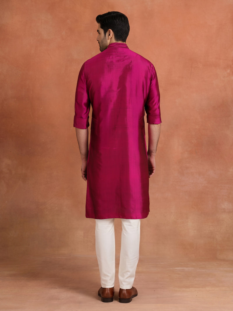FUCHSIA LUMINAIRE KURTA