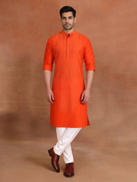 SAFFRON PINTUCK SILK WAISTCOAT