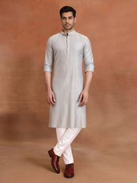 ASH GREY SIGNATURE KURTA
