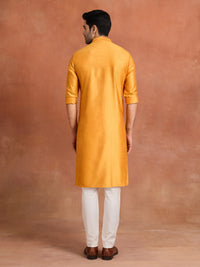 SUNBURST YELLOW EMBROIDERED KURTA