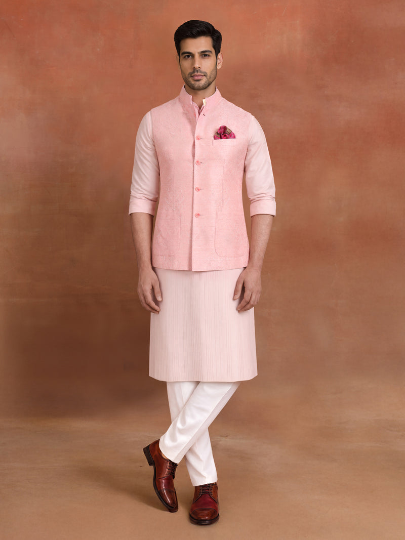PEACH WHISPER WAISTCOAT