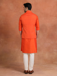 SAFFRON SILK WAISTCOAT