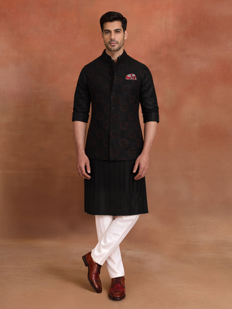 BLACK REGENT WAISTCOAT