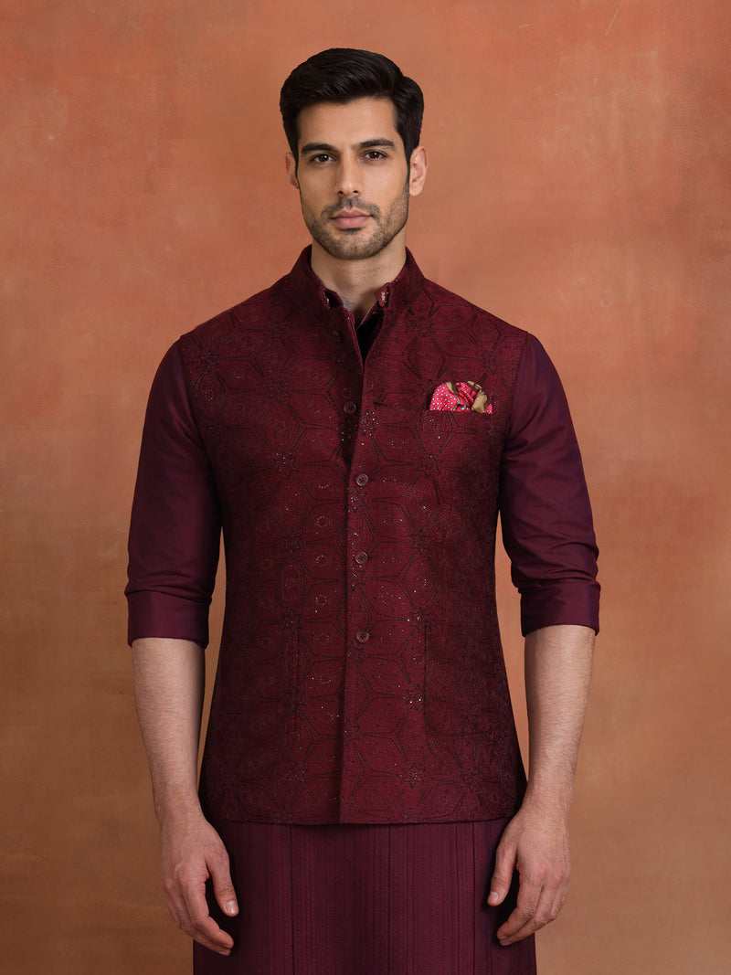 IMPERIAL GARNET WAISTCOAT