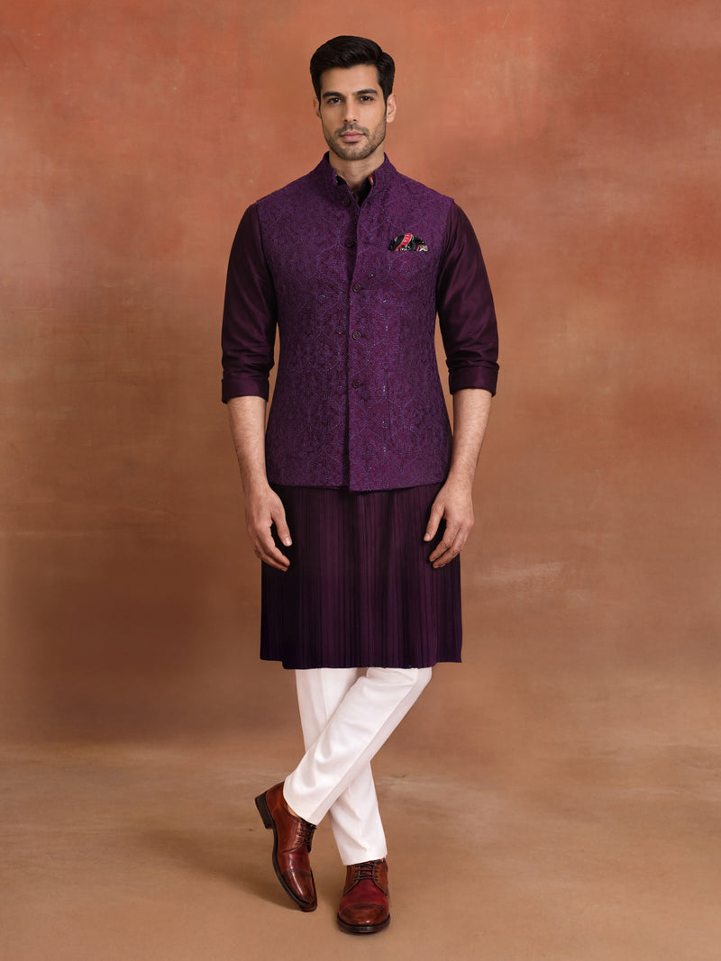 MAGENTA HERITAGE WAISTCOAT