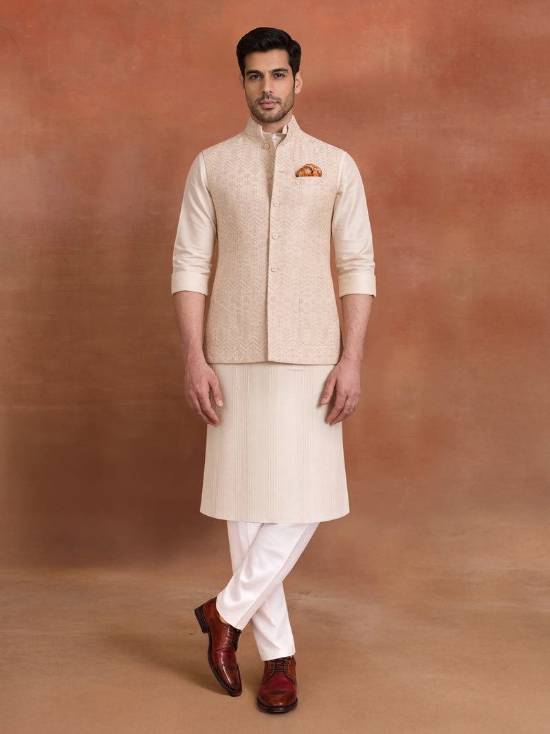 SANDSTONE STITCH WAISTCOAT