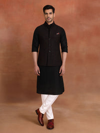 MIDNIGHT SILK WAISTCOAT