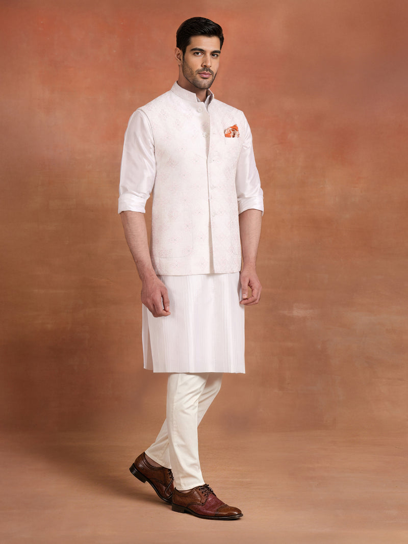 ECRU HERITAGE WAISTCOAT