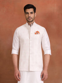 ECRU HERITAGE WAISTCOAT