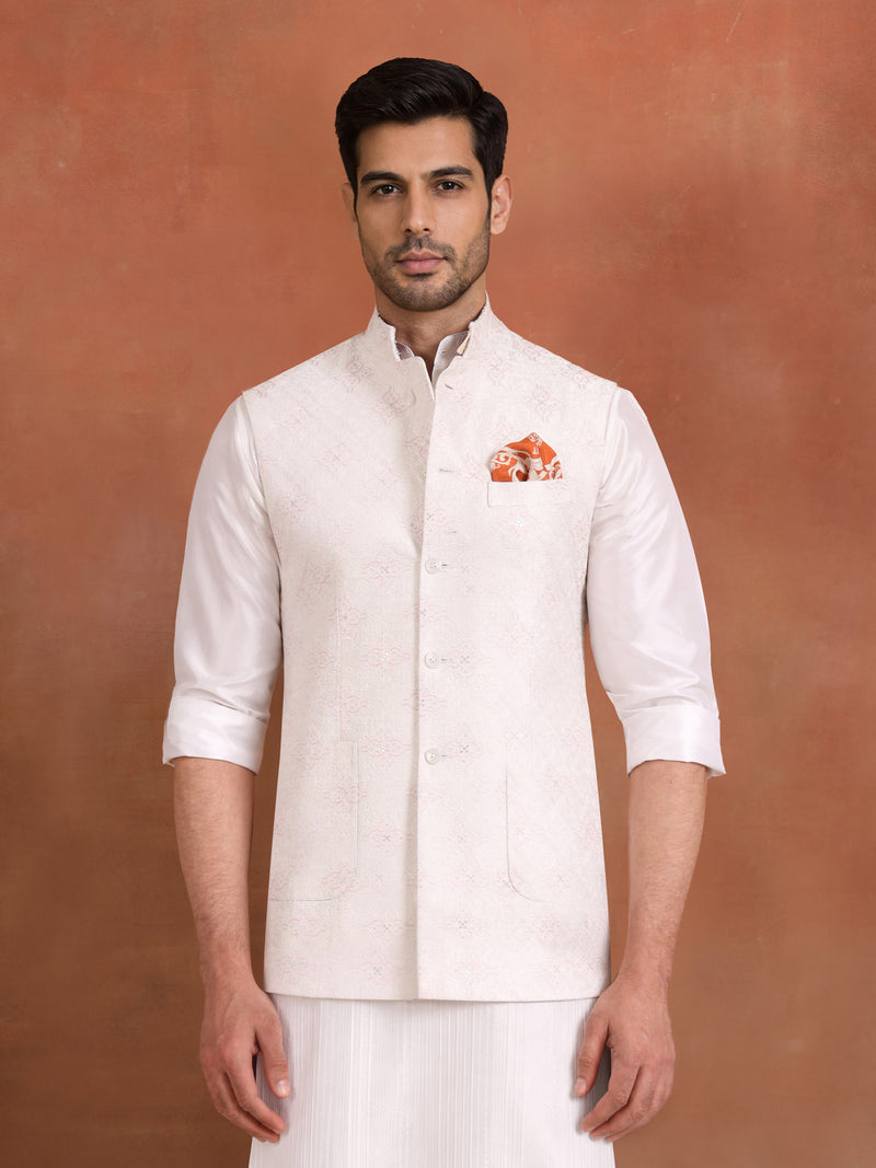 ECRU HERITAGE WAISTCOAT