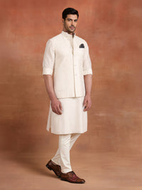 CRÈME LINEAGE WAISTCOAT