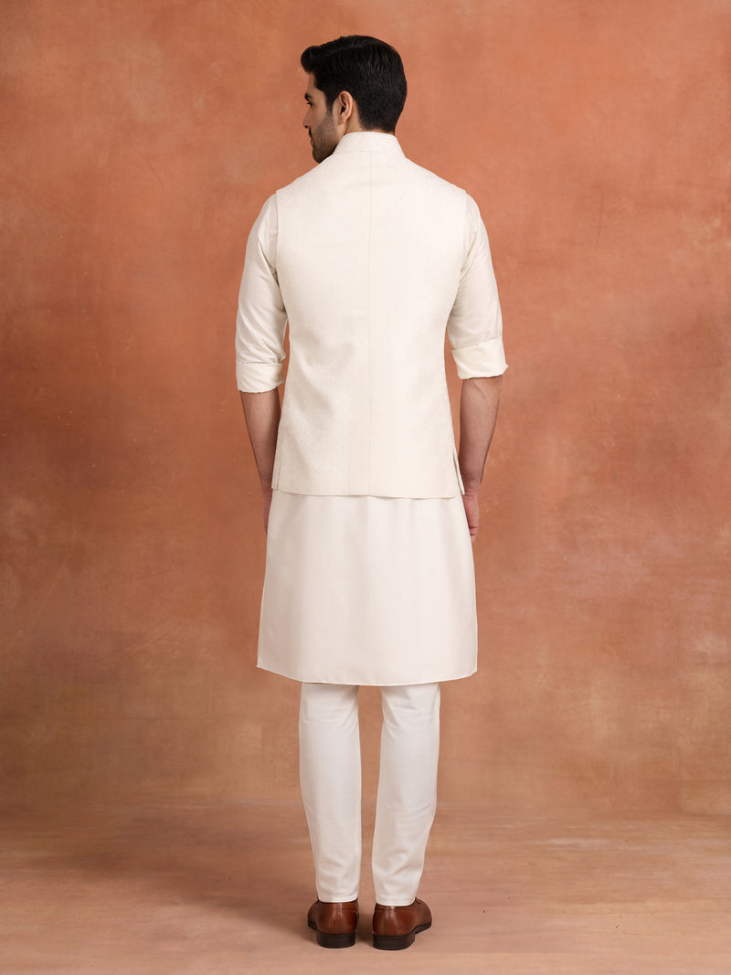 CRÈME LINEAGE WAISTCOAT