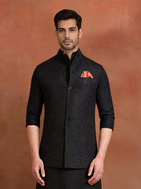 EBON EMBELLISHED WAISTCOAT