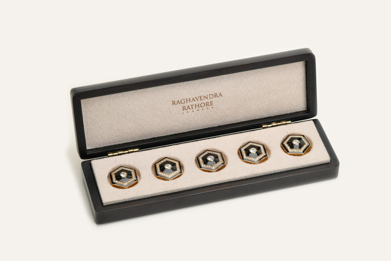 LUMINOUS HEXAGONAL BUTTONS SET