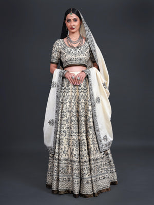 B&W ELEGANTE LEHENGA SET