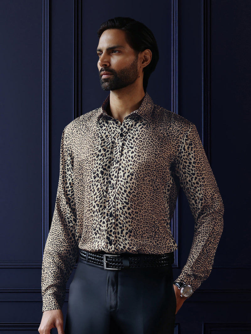 LEOPARD PRINT SHIRT