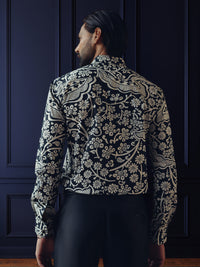 FLORAL NOIR  SHIRT
