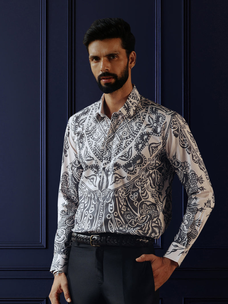 ROYAL BLUEPRINT SHIRT