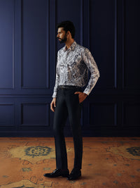 ROYAL BLUEPRINT SHIRT