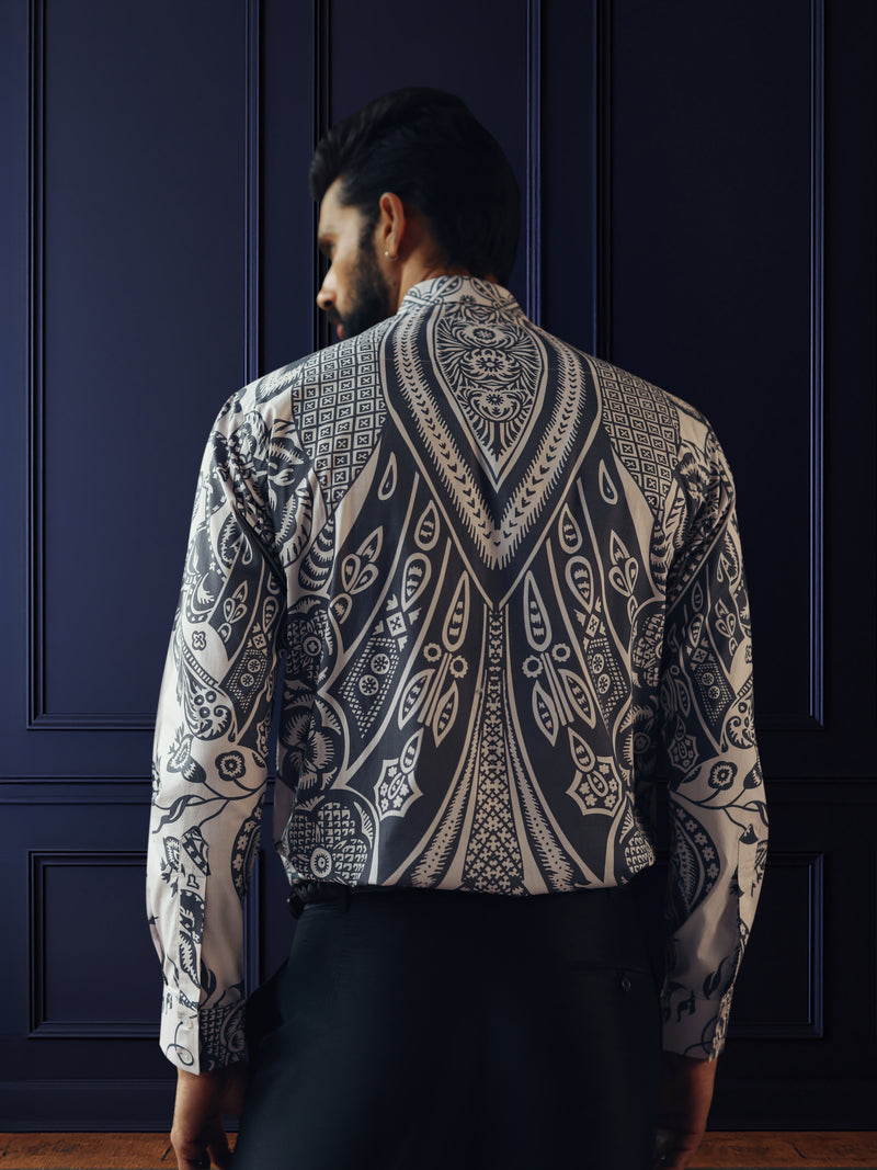 ROYAL BLUEPRINT SHIRT