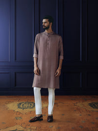 MAROON MIST PRINTED KURTA