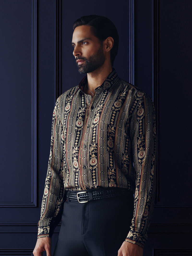 NOCTURNE REGAL PRINTED SHIRT