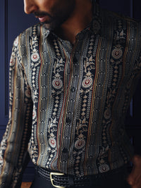 NOCTURNE REGAL PRINTED SHIRT