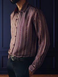 PATTERNED SILK SHIRT