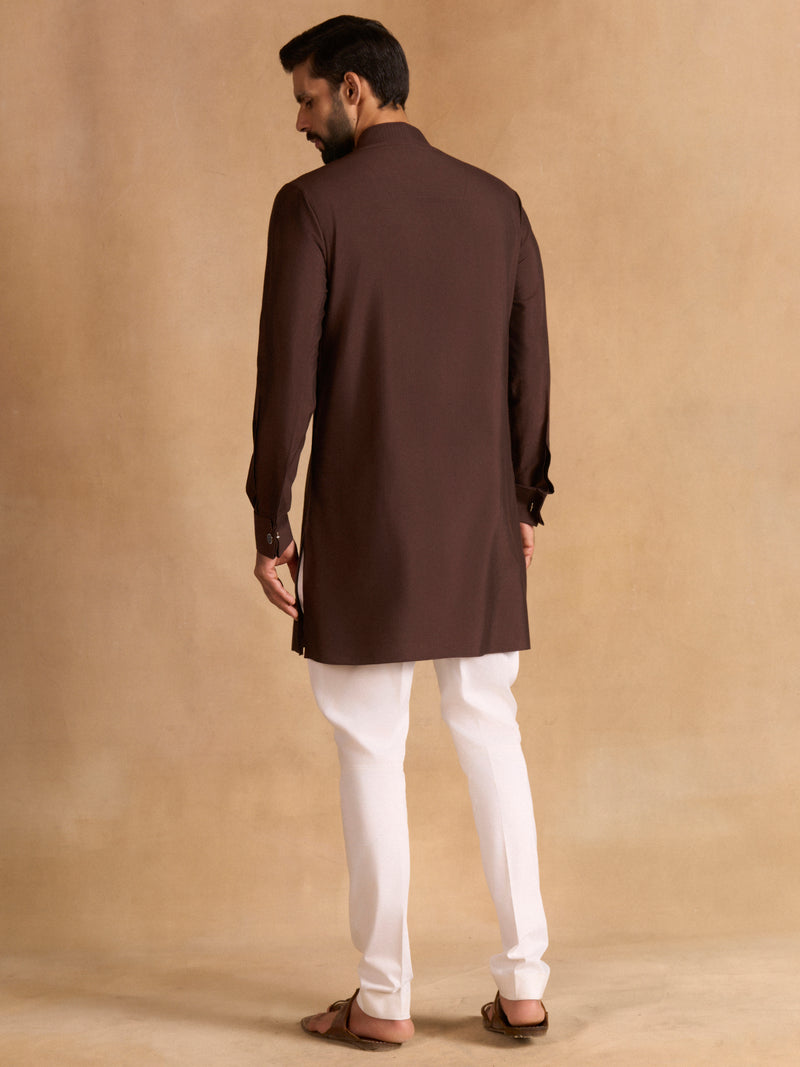 CLASSIC BROWN KURTA