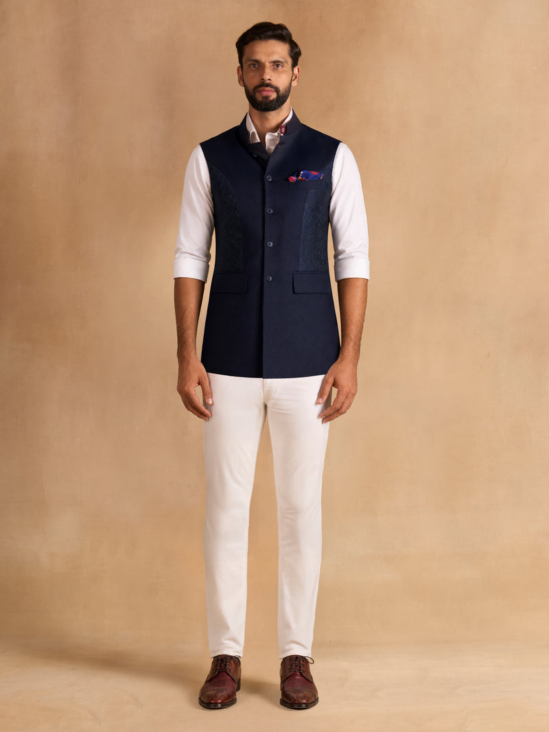NAVY CORE WAISTCOAT
