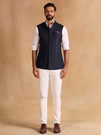 NAVY CORE WAISTCOAT