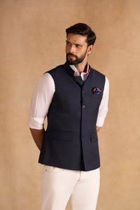 NAVY CORE WAISTCOAT